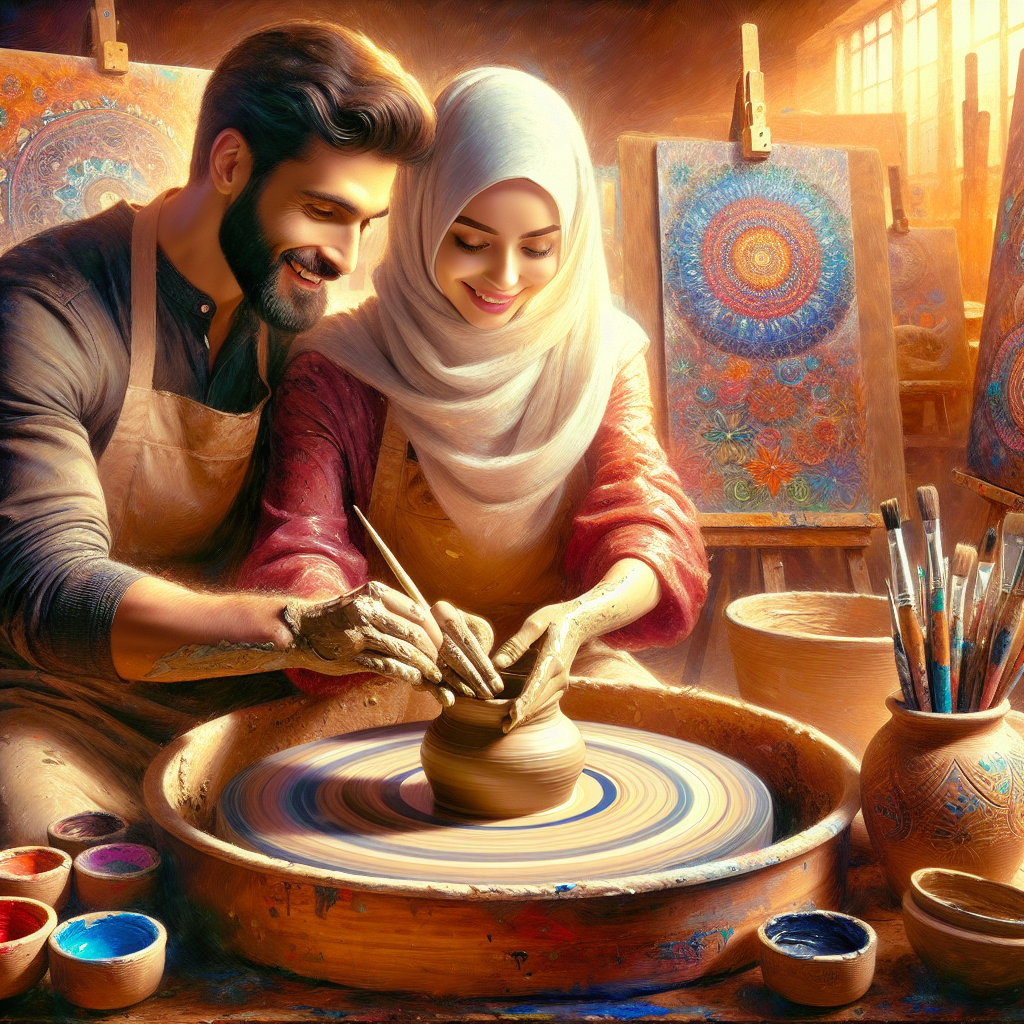 Take a pottery or art class together