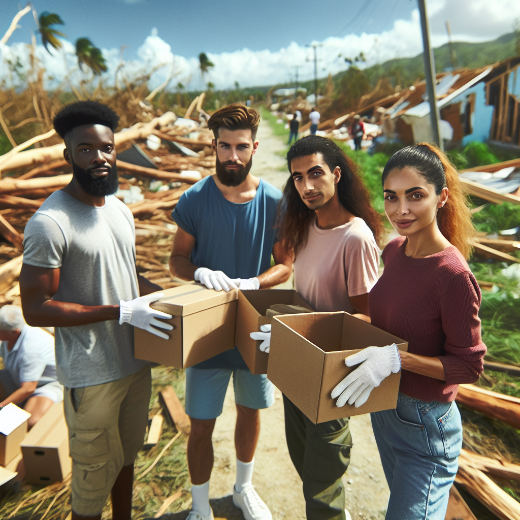 Volunteer for disaster relief efforts