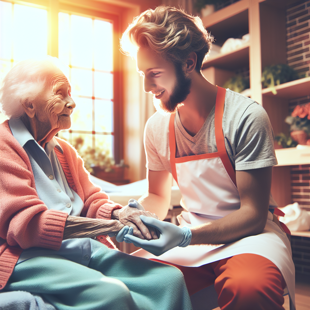 Help elderly residents in nursing homes