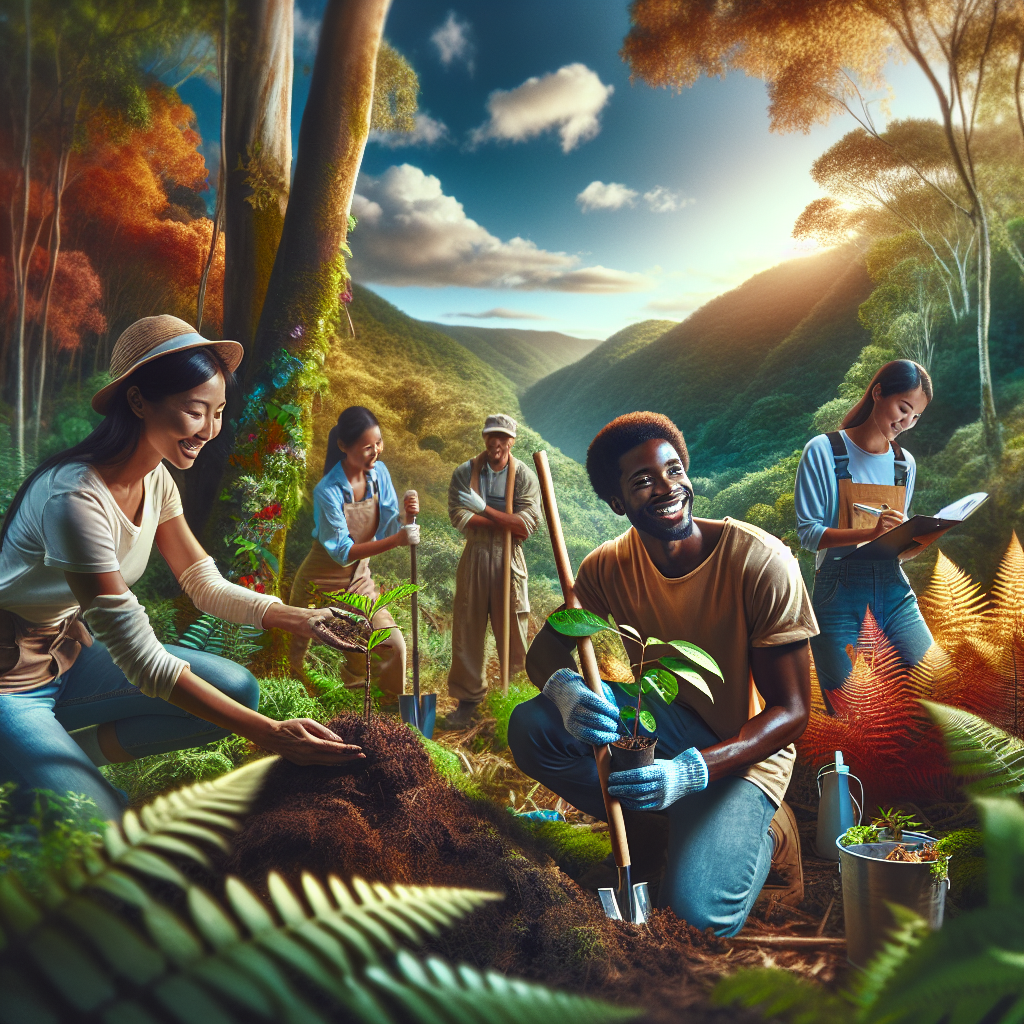 Volunteer for environmental conservation