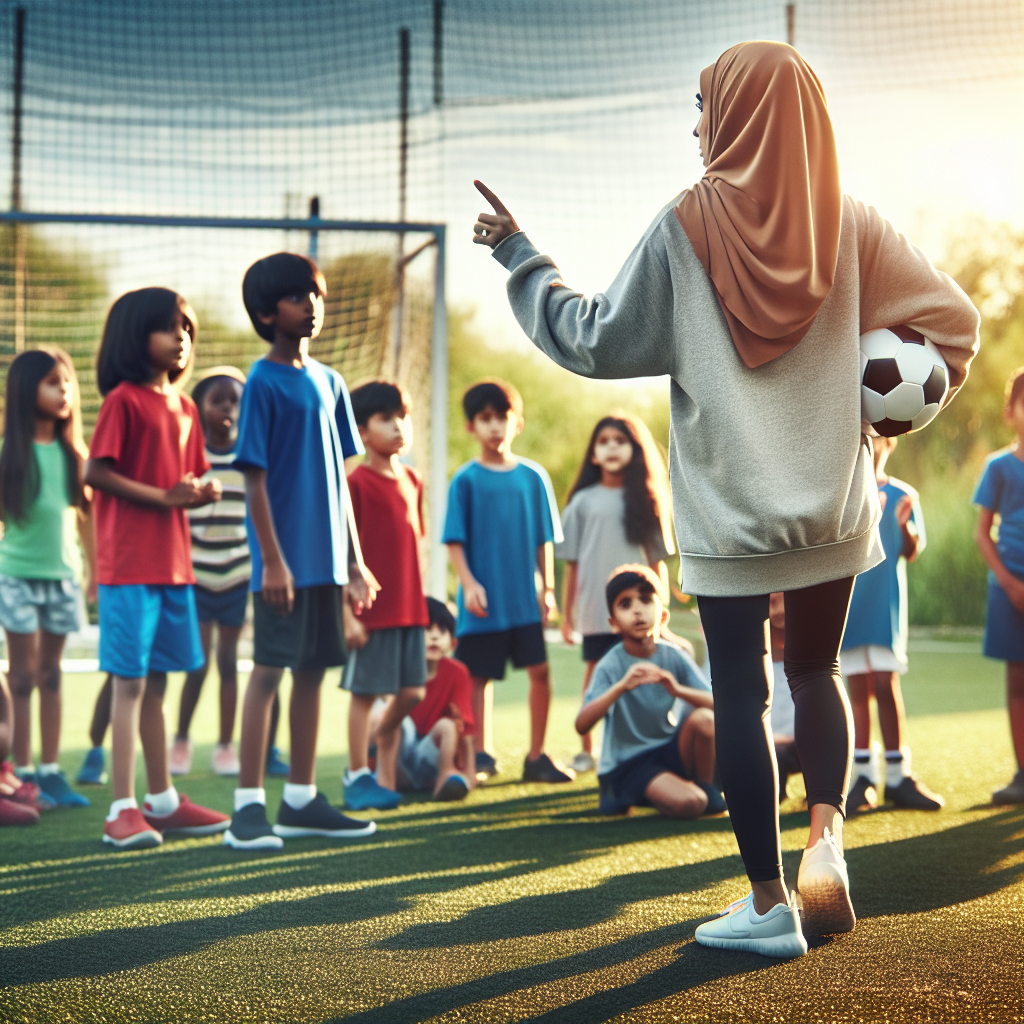 Volunteer for youth sports coaching