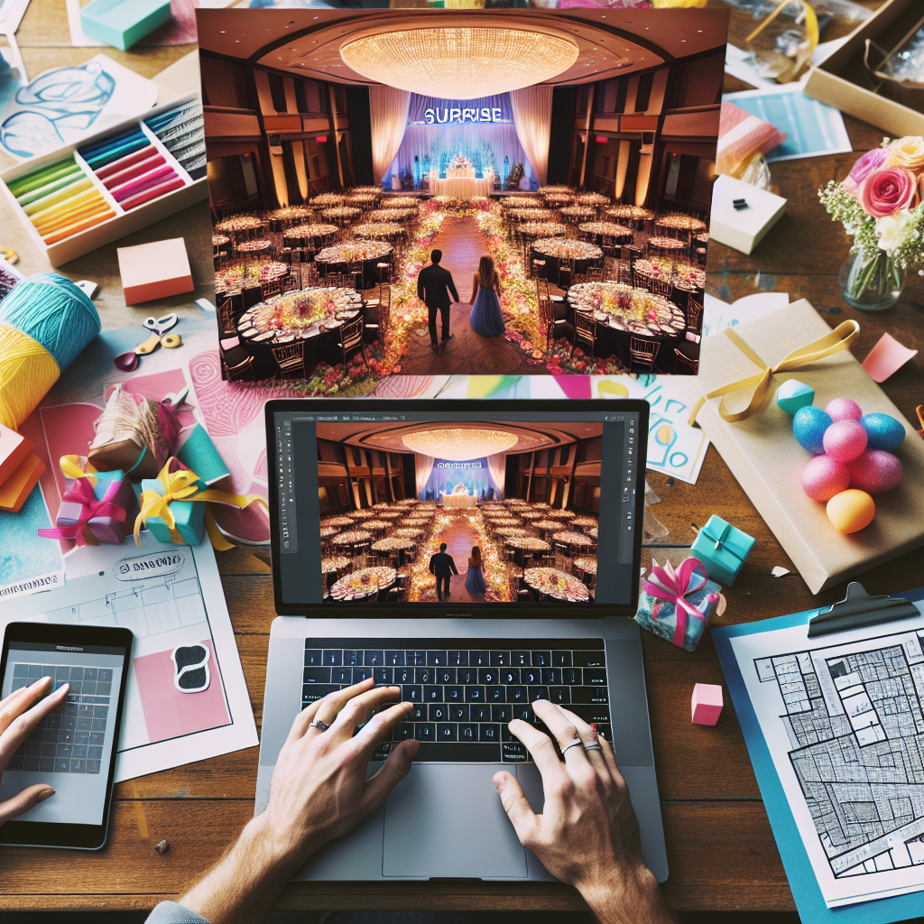 Plan a surprise engagement party