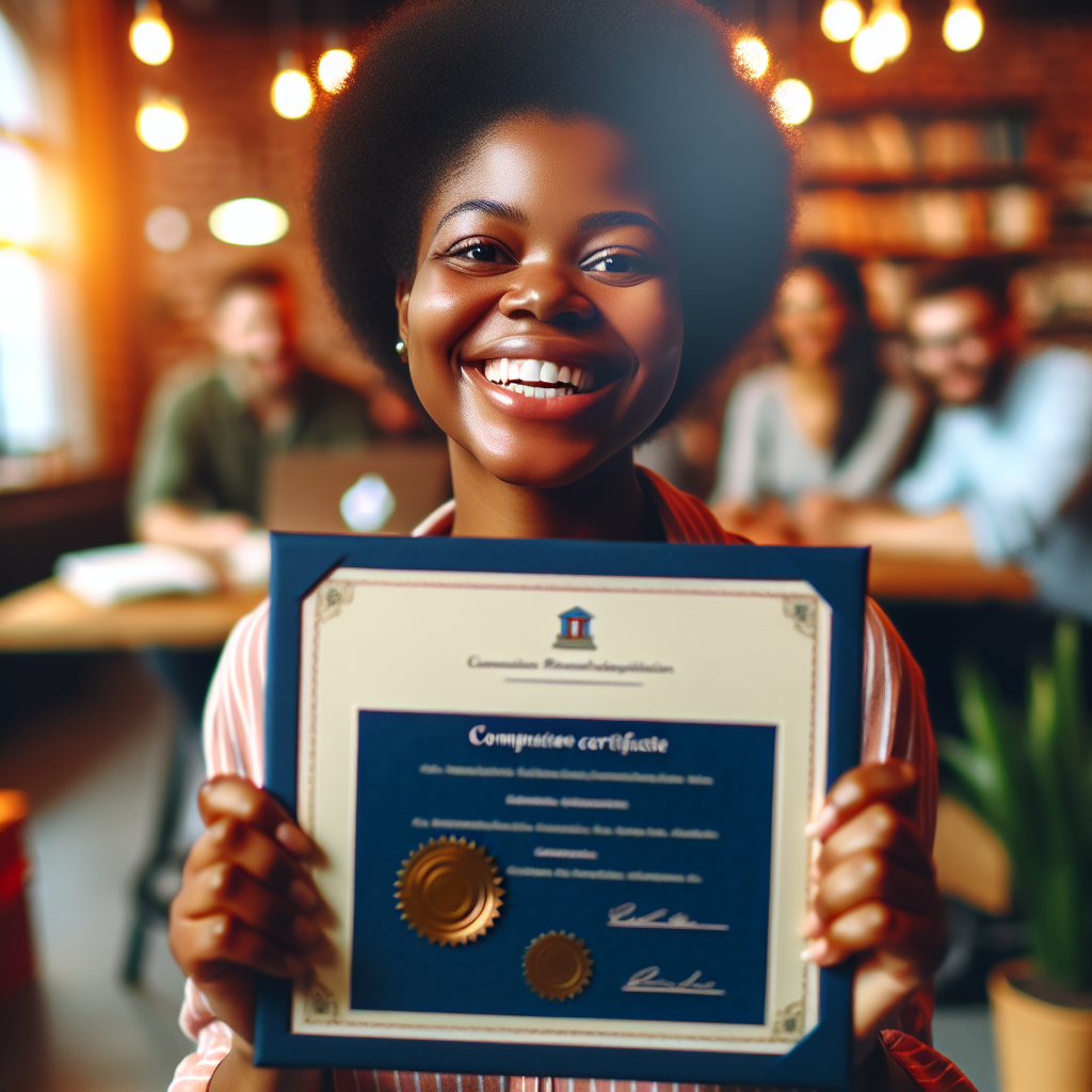 Complete a professional certification