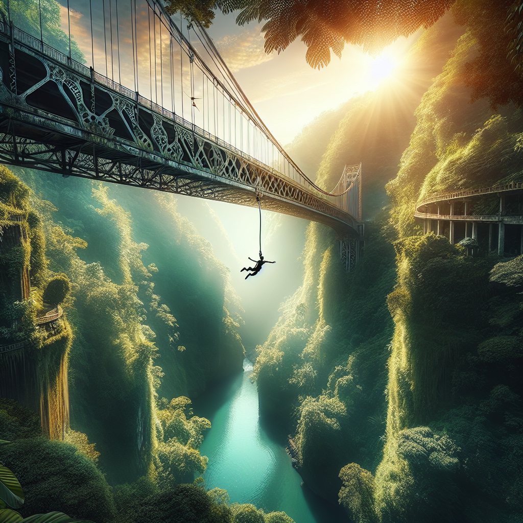 Go bungee jumping from a famous bridge