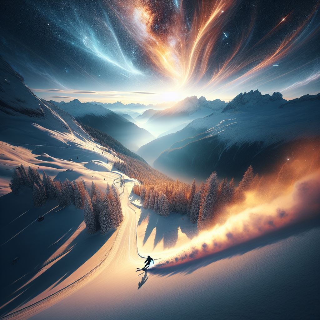 Try speed flying down mountain slopes