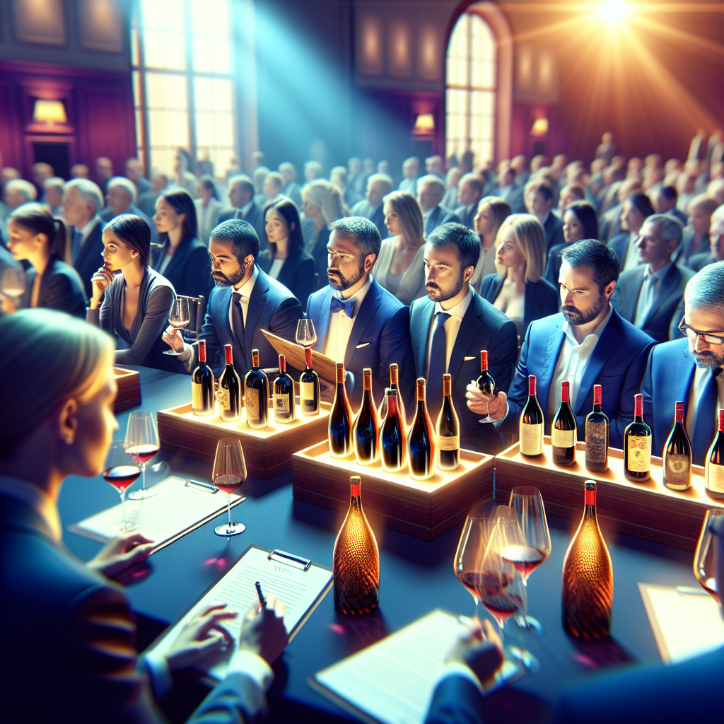 Attend a wine auction and bid on rare bottles