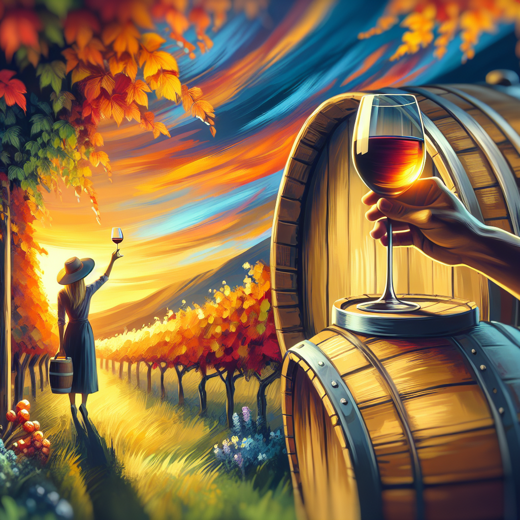 Taste wine directly from aging barrels
