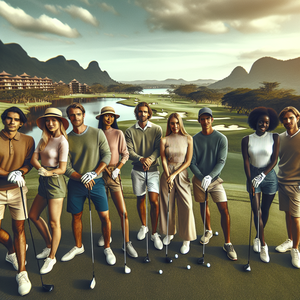 Take a group golf trip to a resort