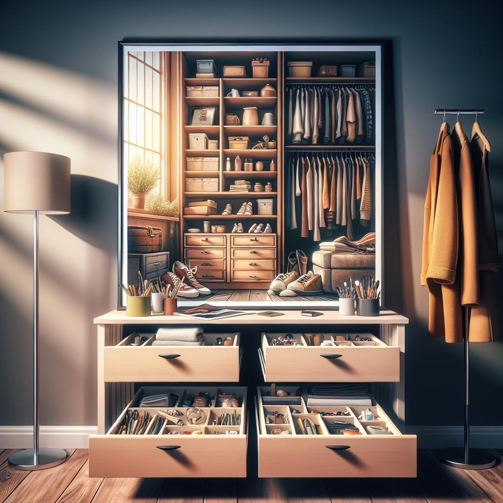Organize one drawer or closet completely
