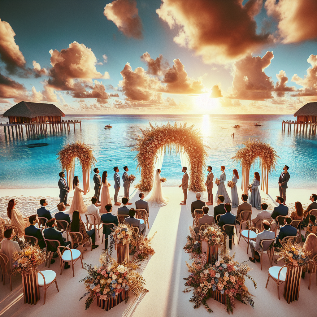 Organize a destination wedding attendance trip