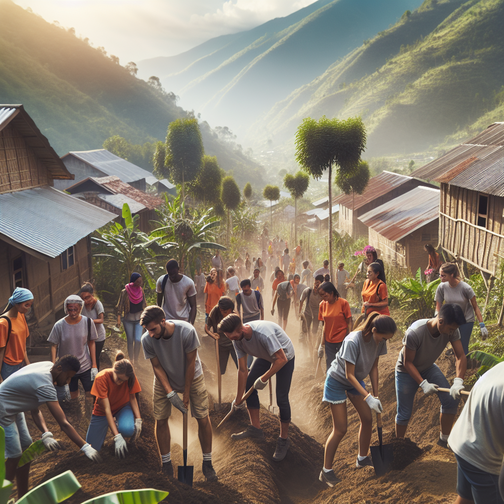 Organize a group volunteer abroad program