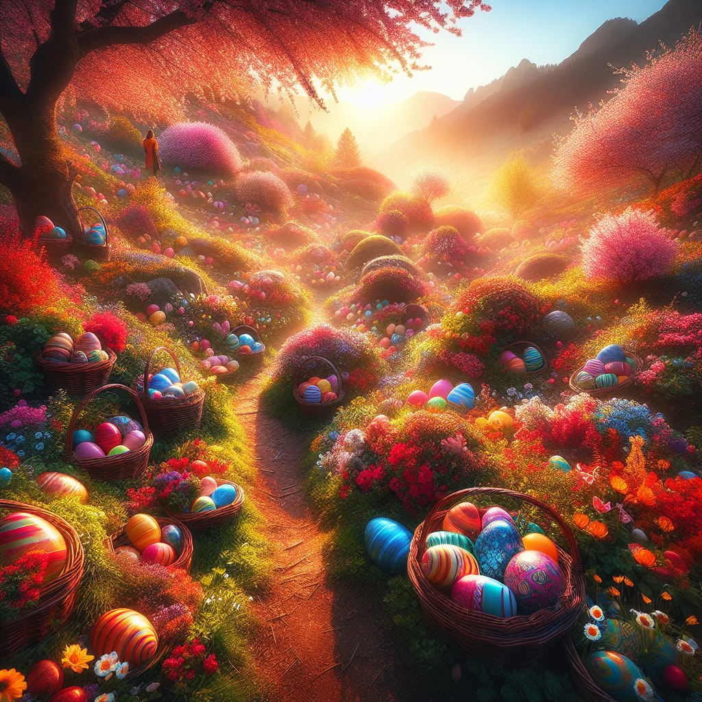 Organize an elaborate Easter egg hunt