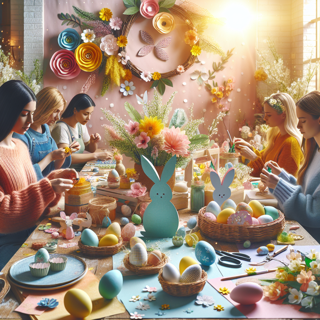 Make Easter decorations from scratch