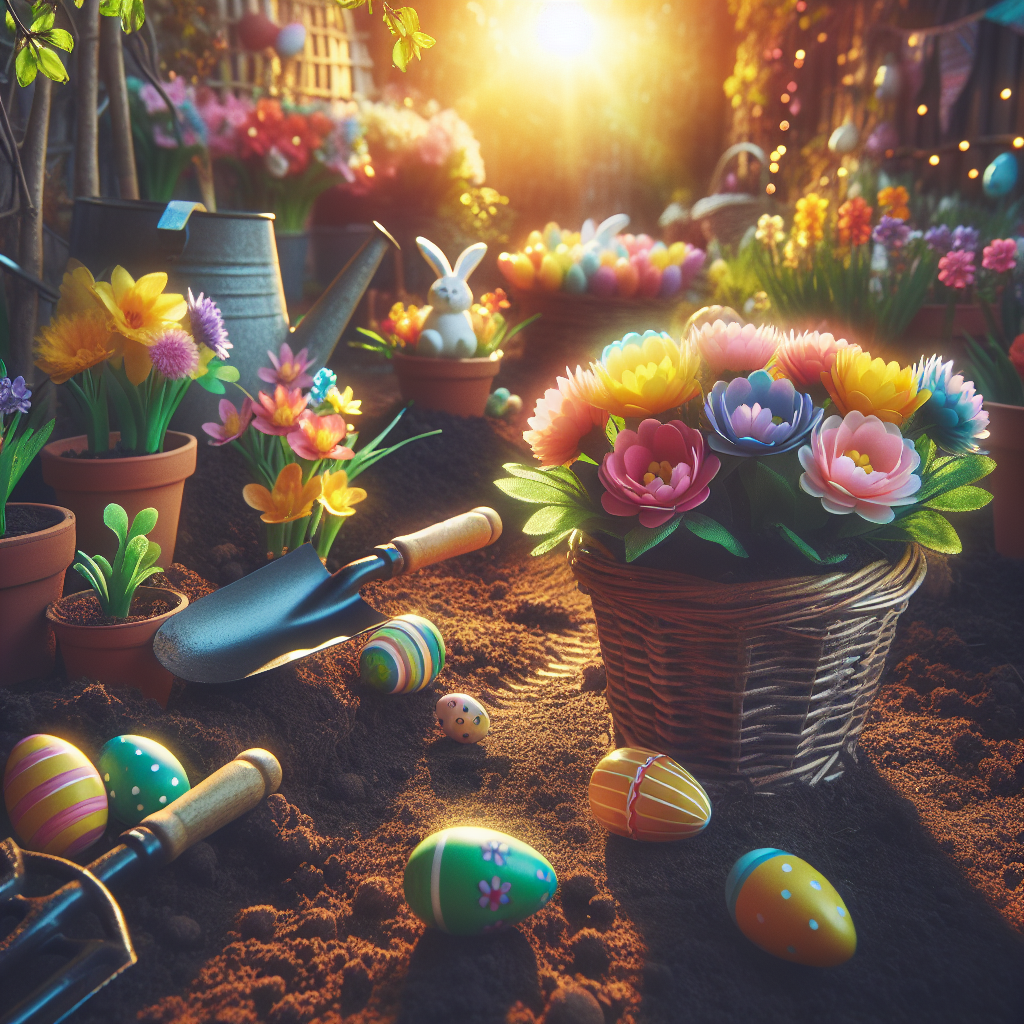 Plant an Easter garden with spring flowers