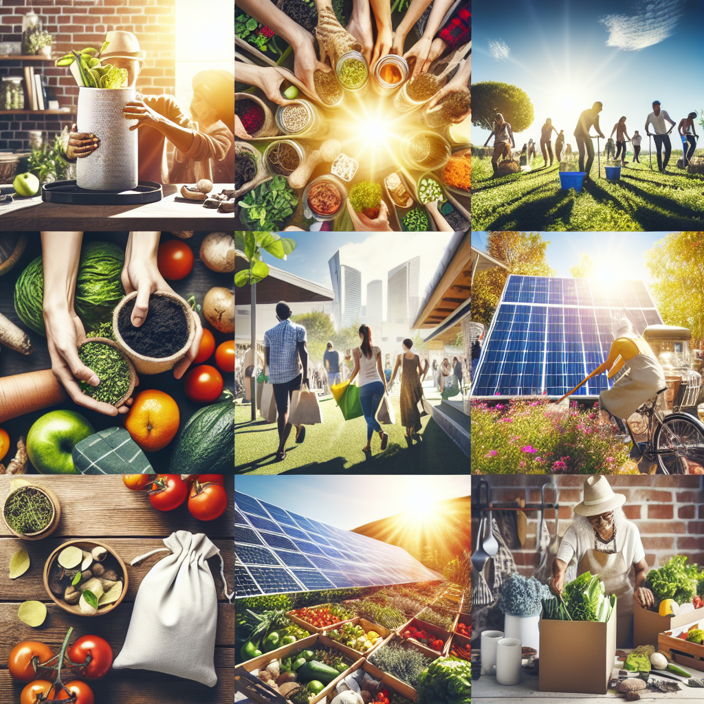 Start a sustainable living practice