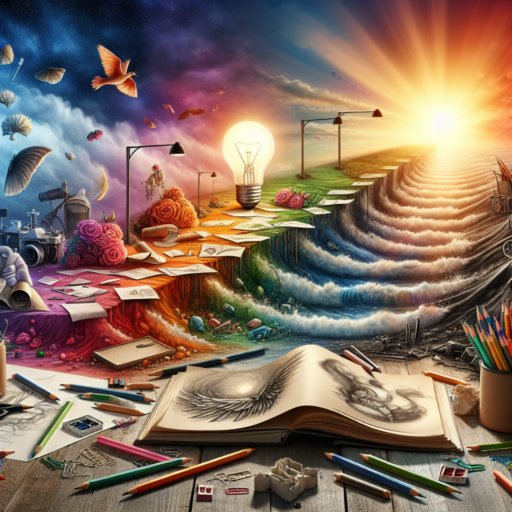 Start a creative project and finish it