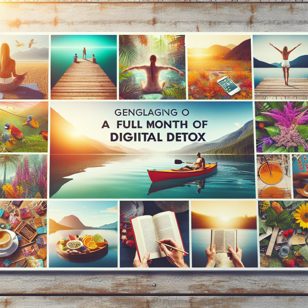 Digital detox for a full month