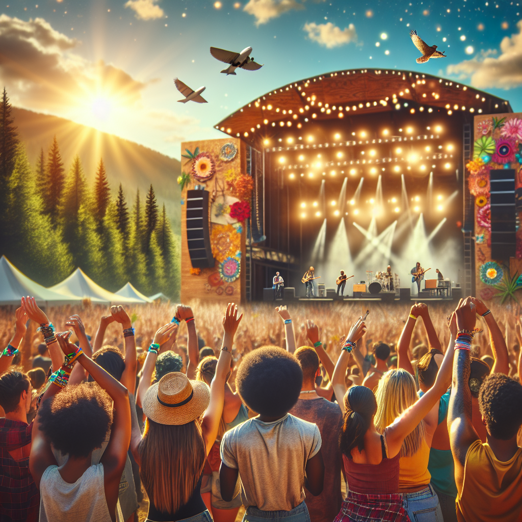 Attend an outdoor music festival