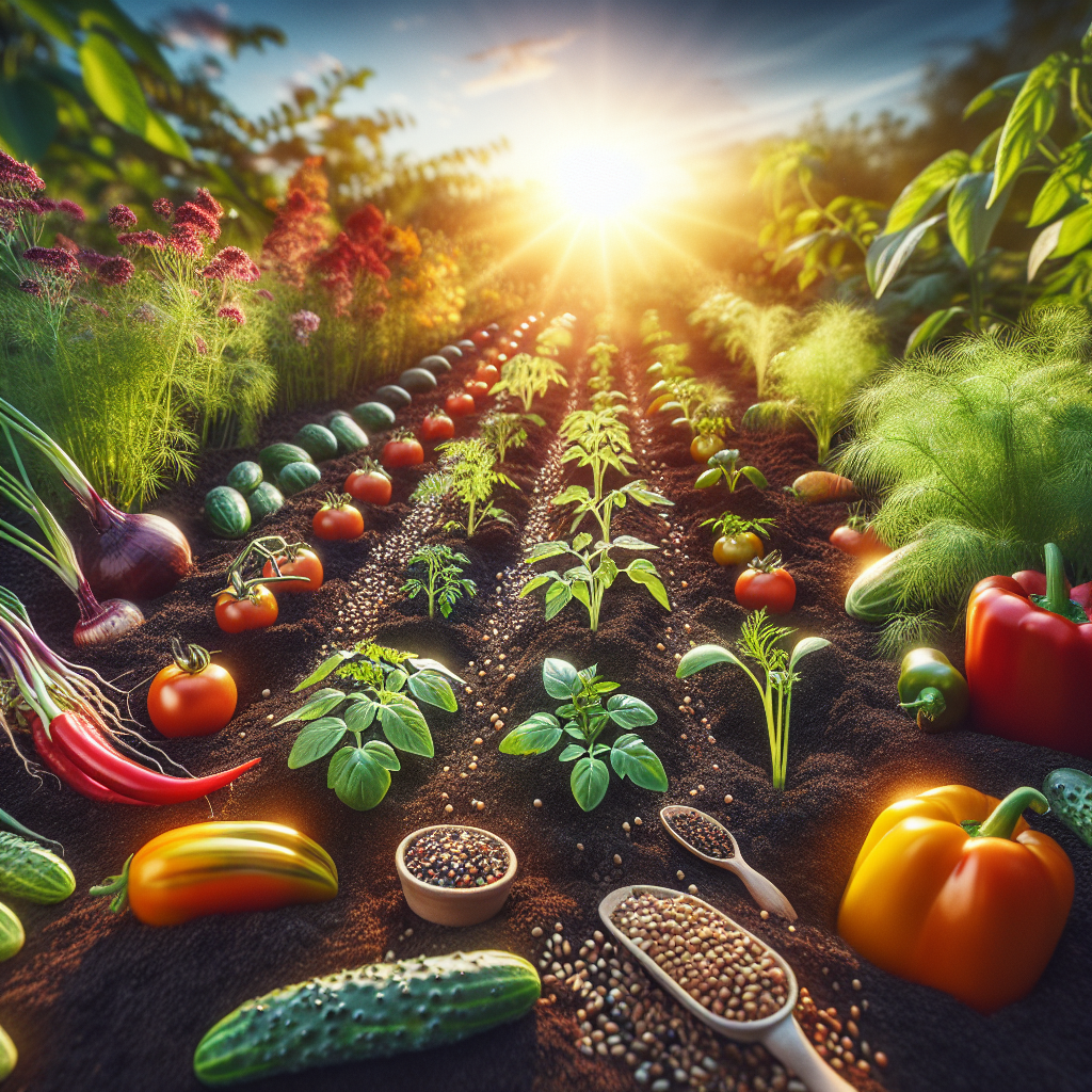 Grow a vegetable garden from seed