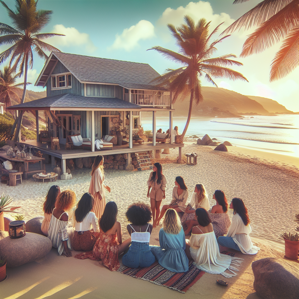 Go on a beach house girls getaway