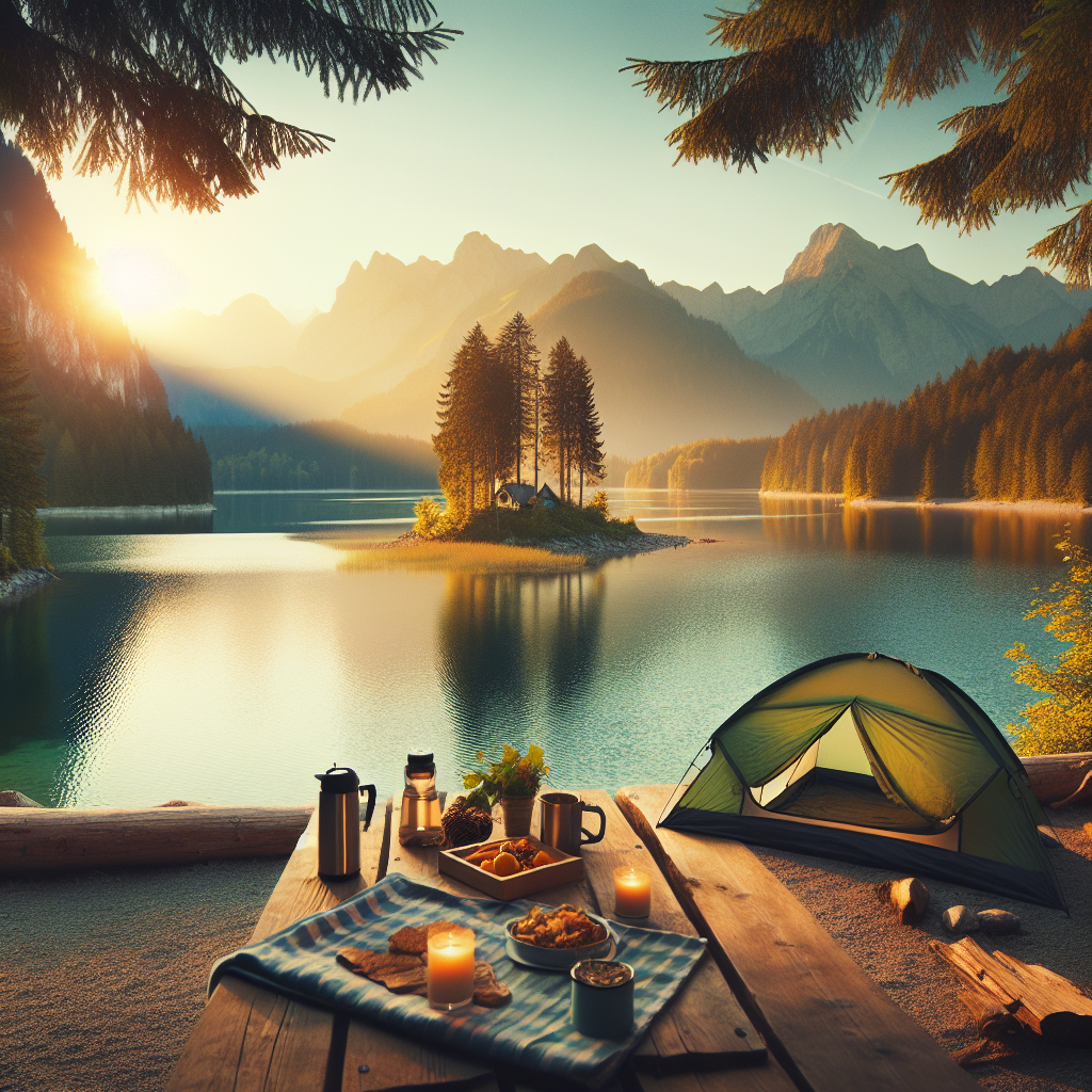 Camp on a secluded lake island