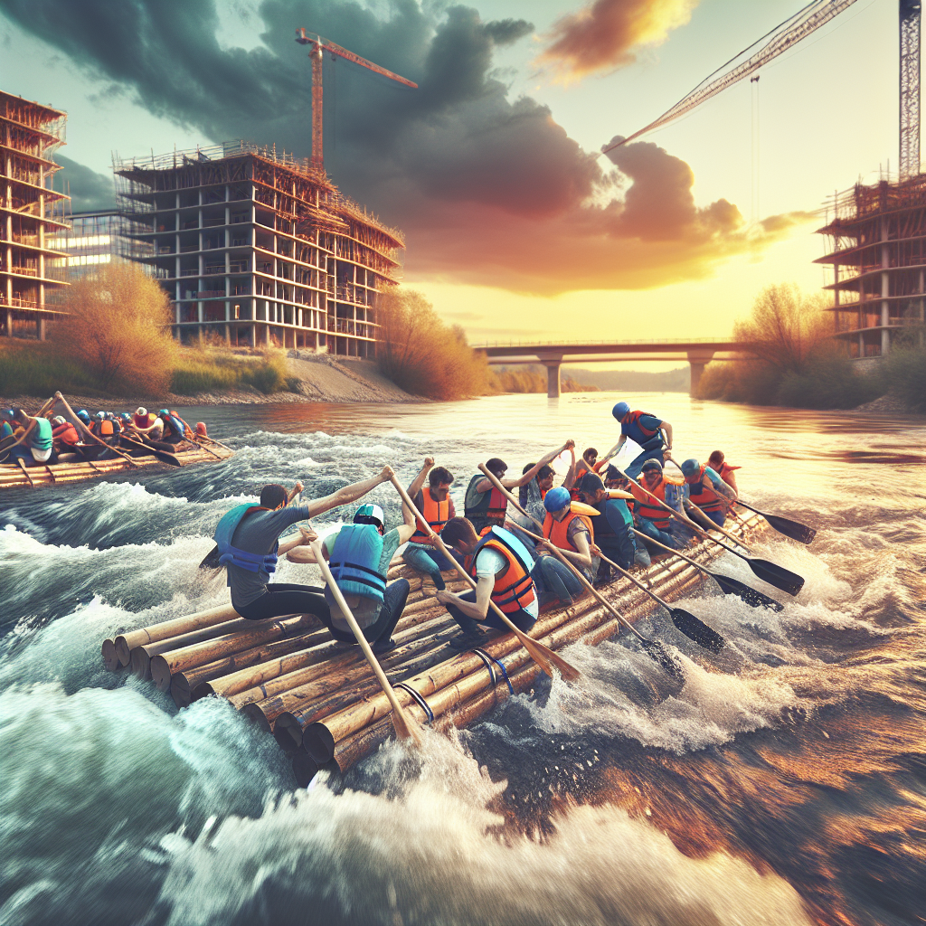 Build and race a homemade raft