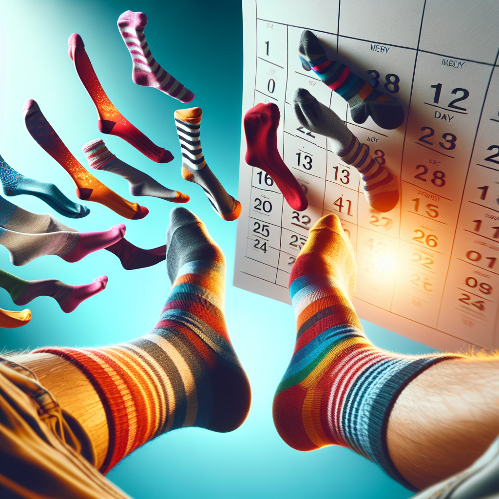 Wear mismatched socks for an entire month