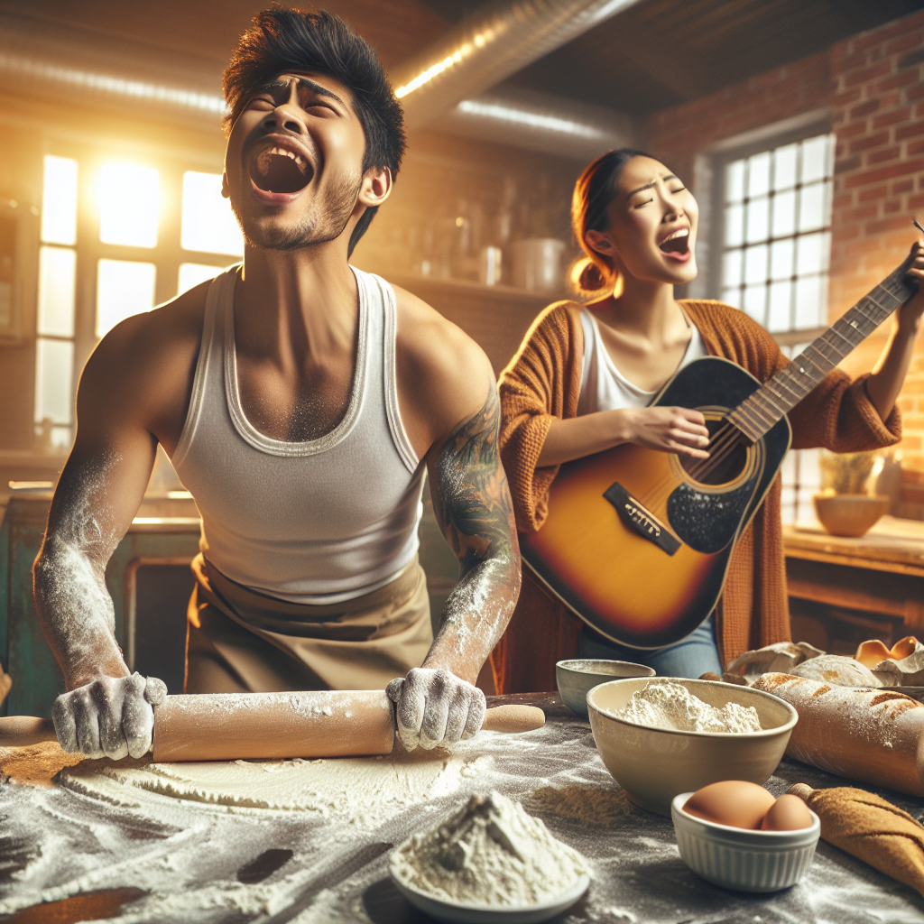 Make up silly songs about everyday activities