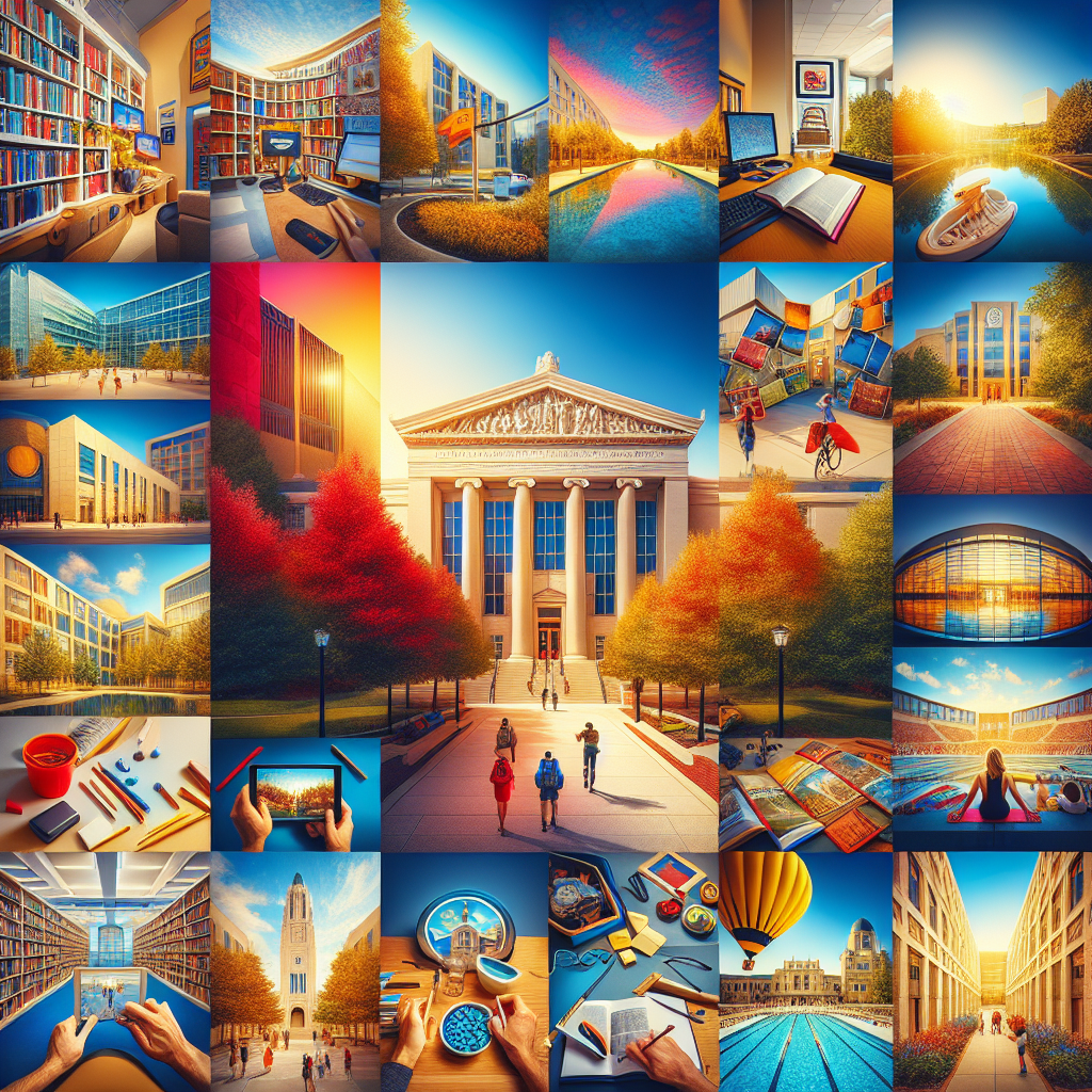 Take photos at every meaningful campus location