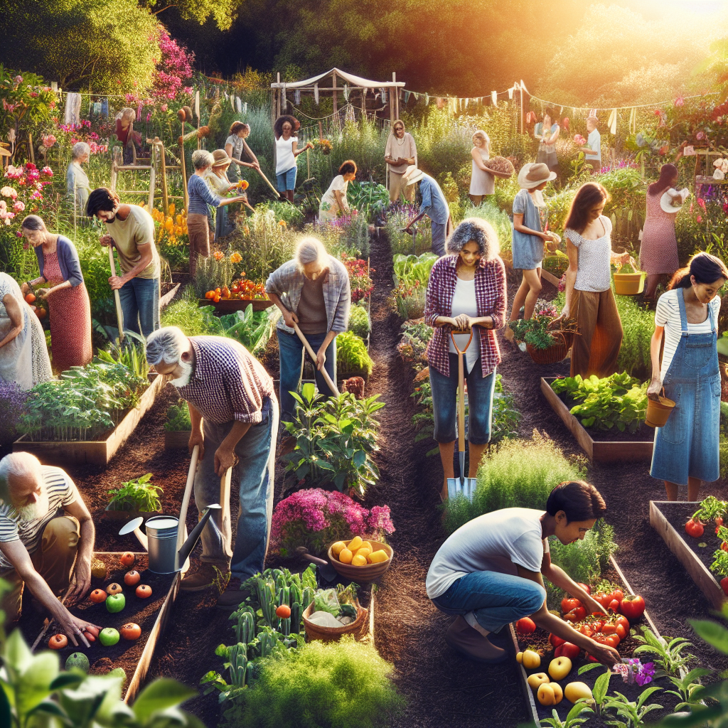 Start a community garden for food insecurity