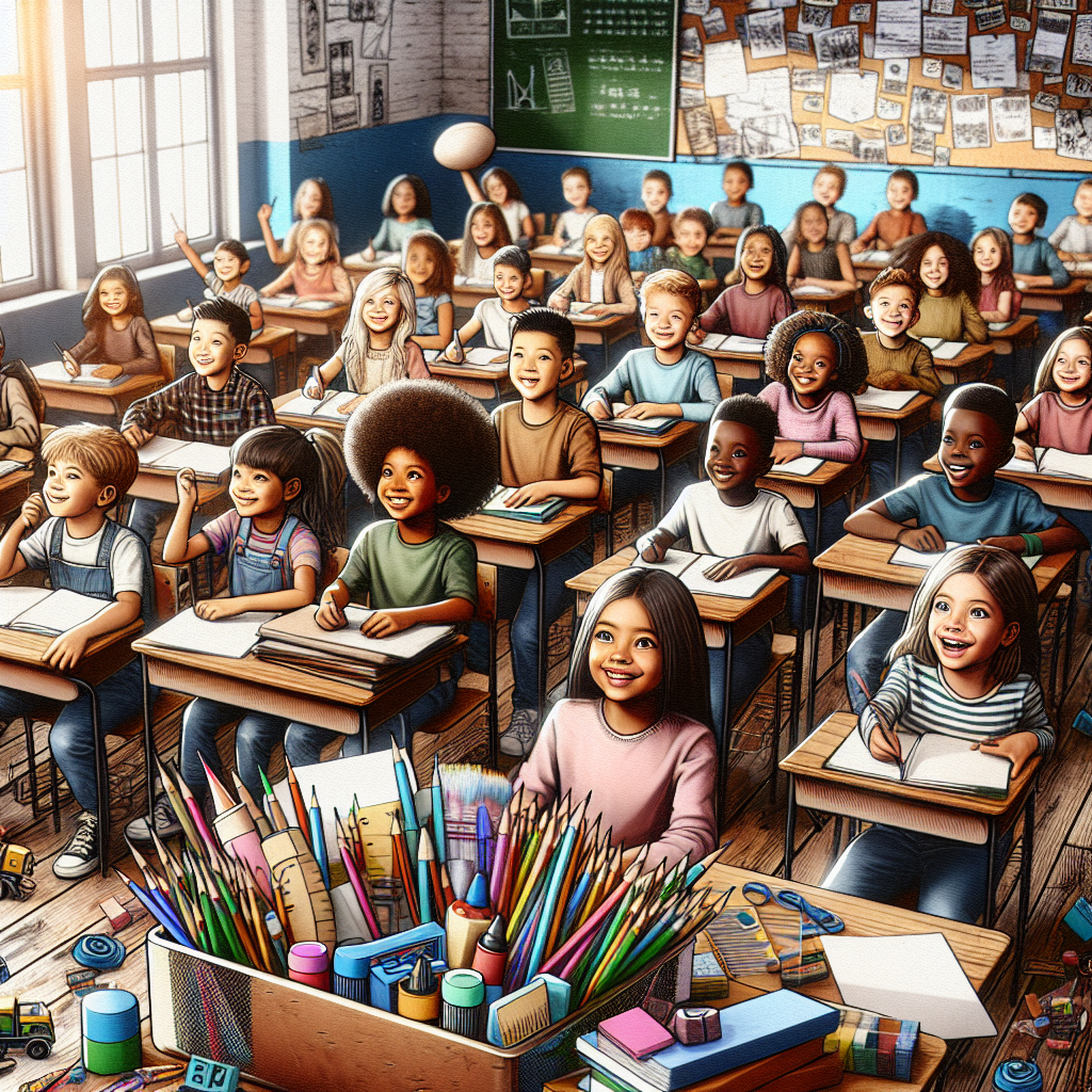 Adopt a classroom and provide school supplies