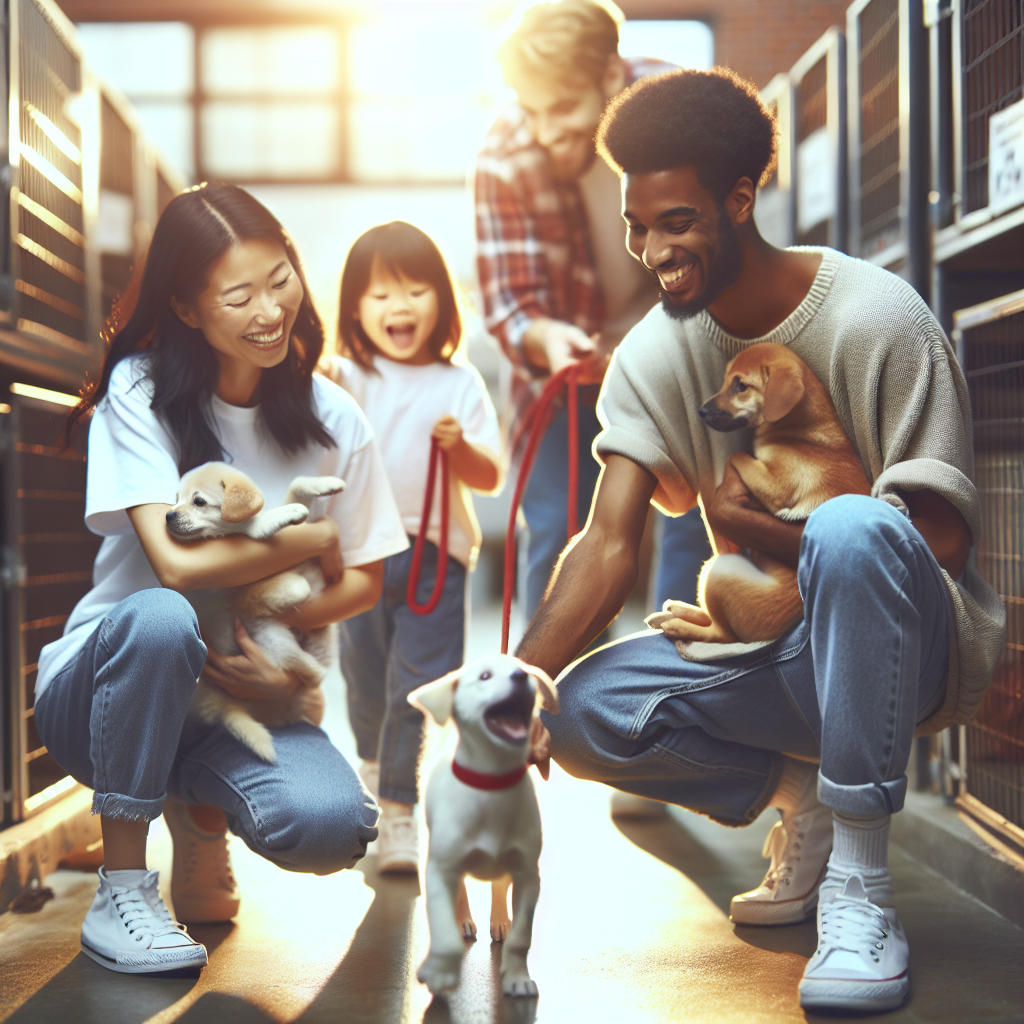 Volunteer to walk dogs at animal rescue centers