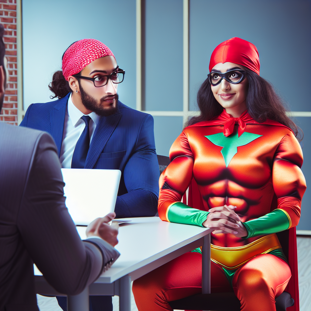 Wear a superhero costume to a job interview