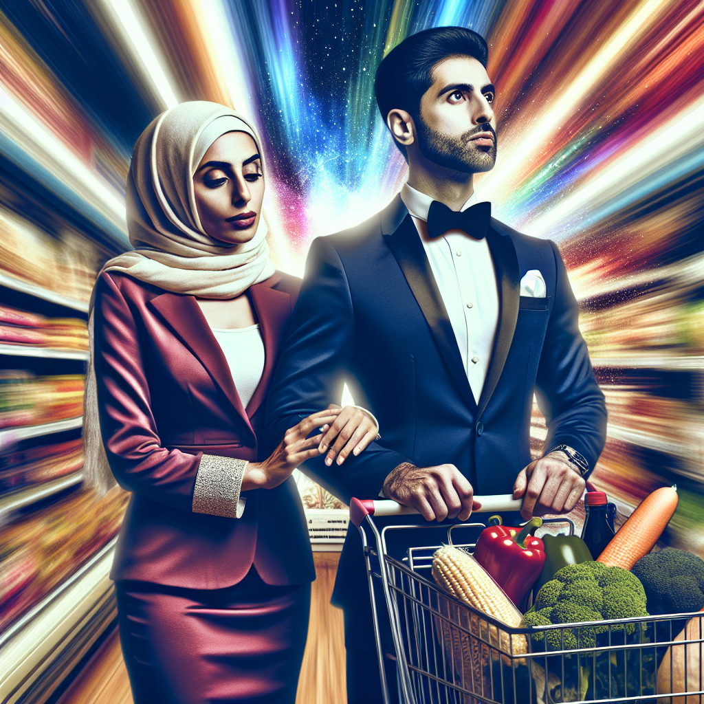 Wear formal attire to buy groceries