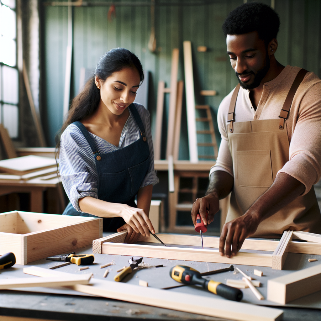 Build a piece of furniture together