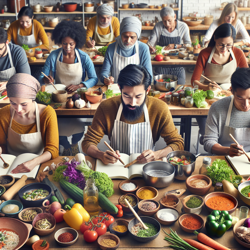 Take cooking classes in different cuisines