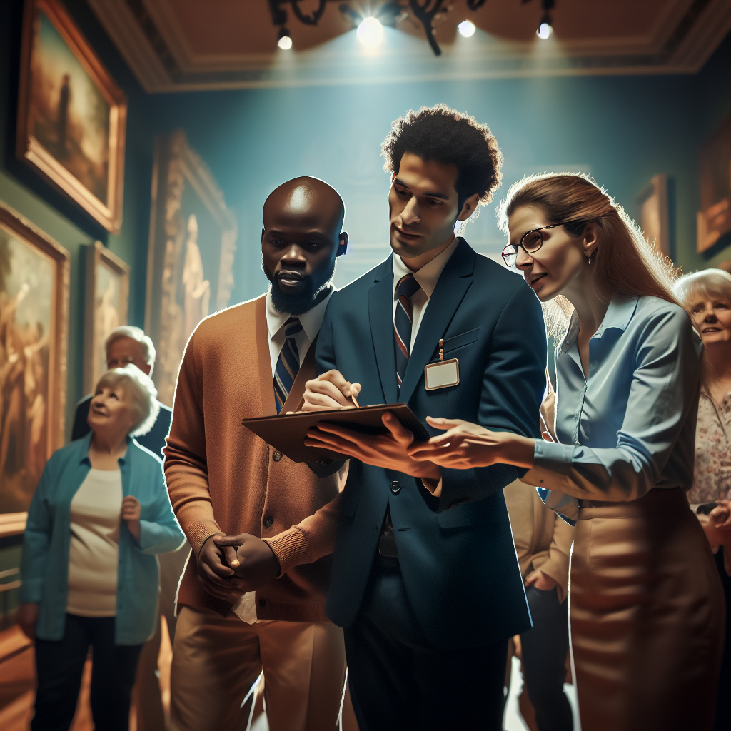 Volunteer as a museum docent