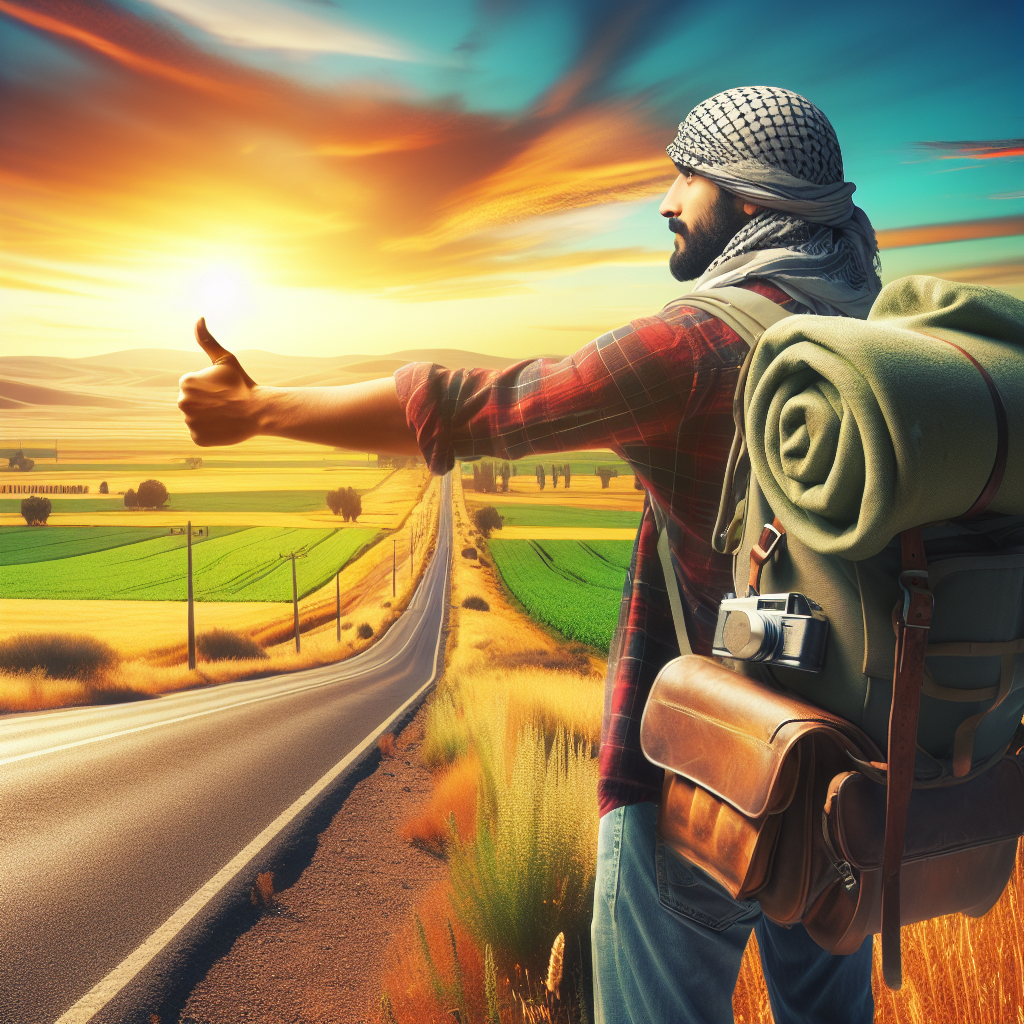 Hitchhike across a safe country