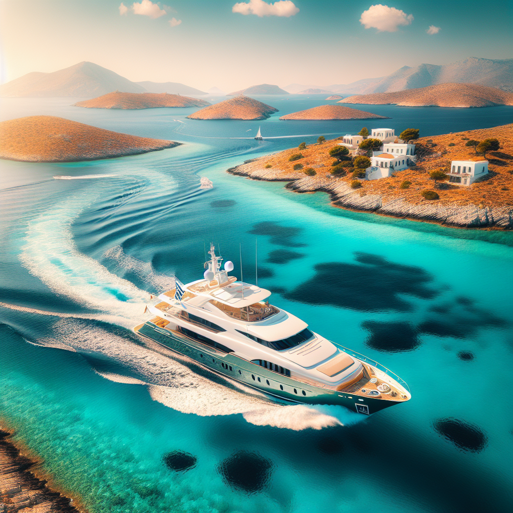 Take a private yacht through Greek islands