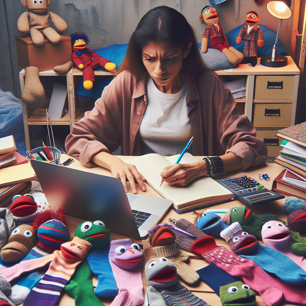 Write a serious academic paper about sock puppets