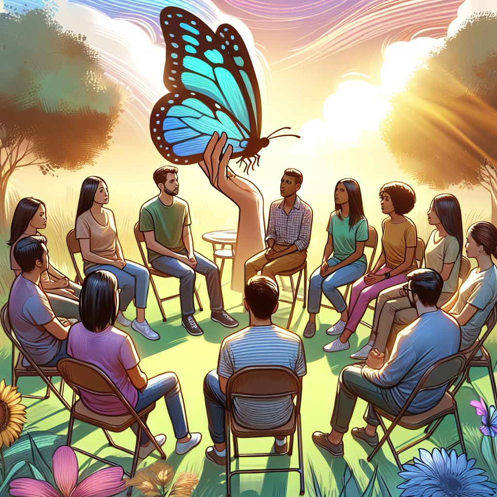 Start a support group for people afraid of butterflies