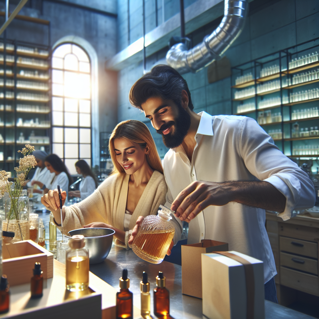 Create personalized perfume for each other