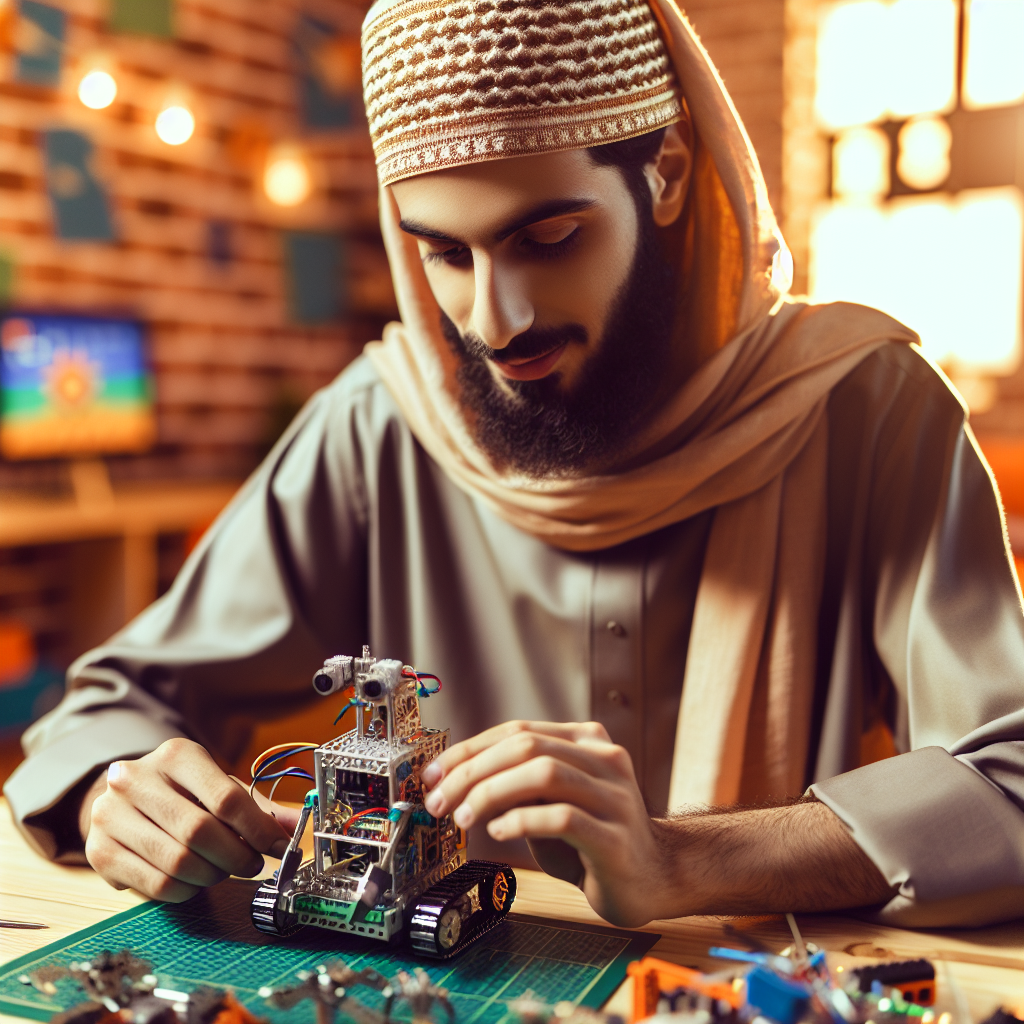 Build and program a simple robot