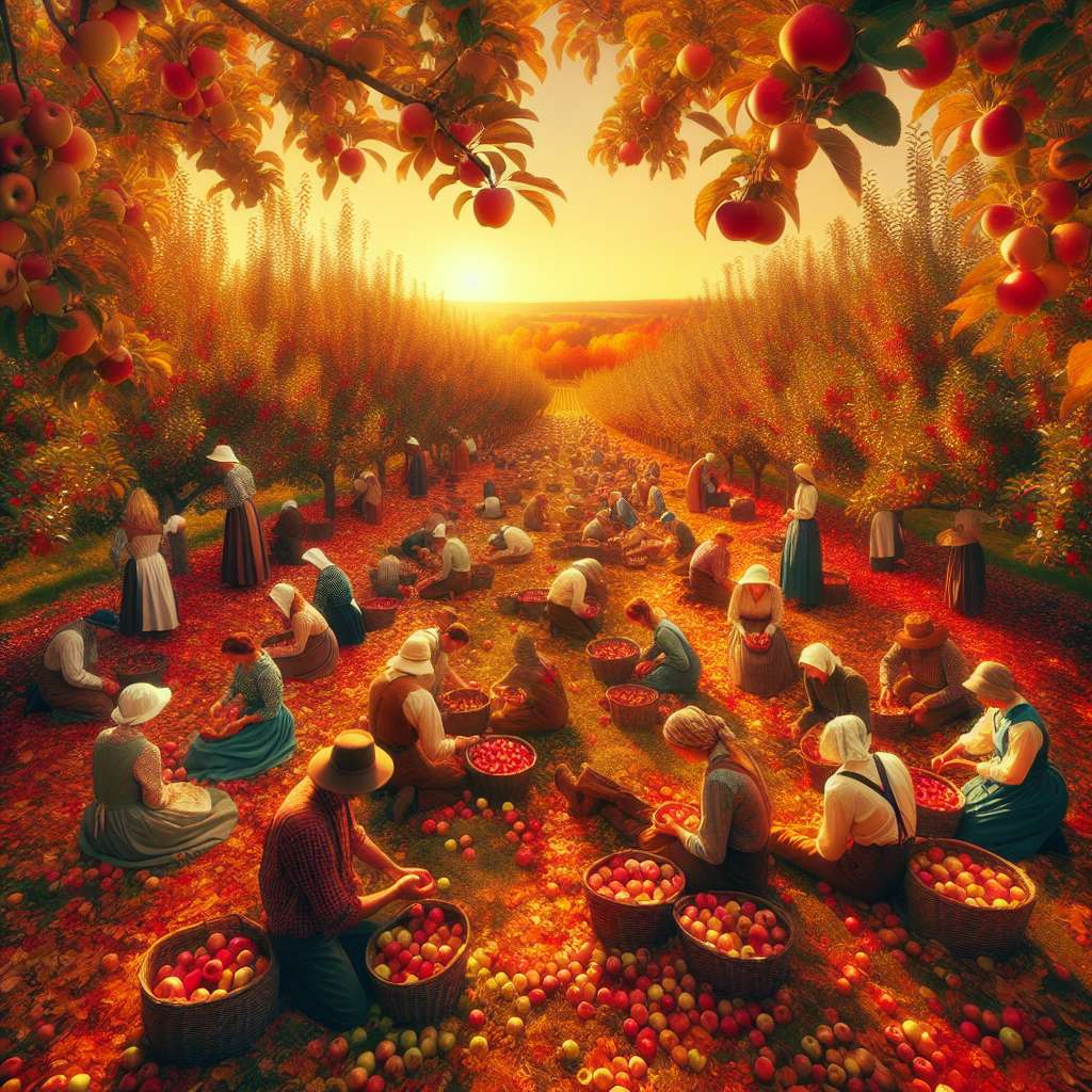 Go apple picking at an orchard