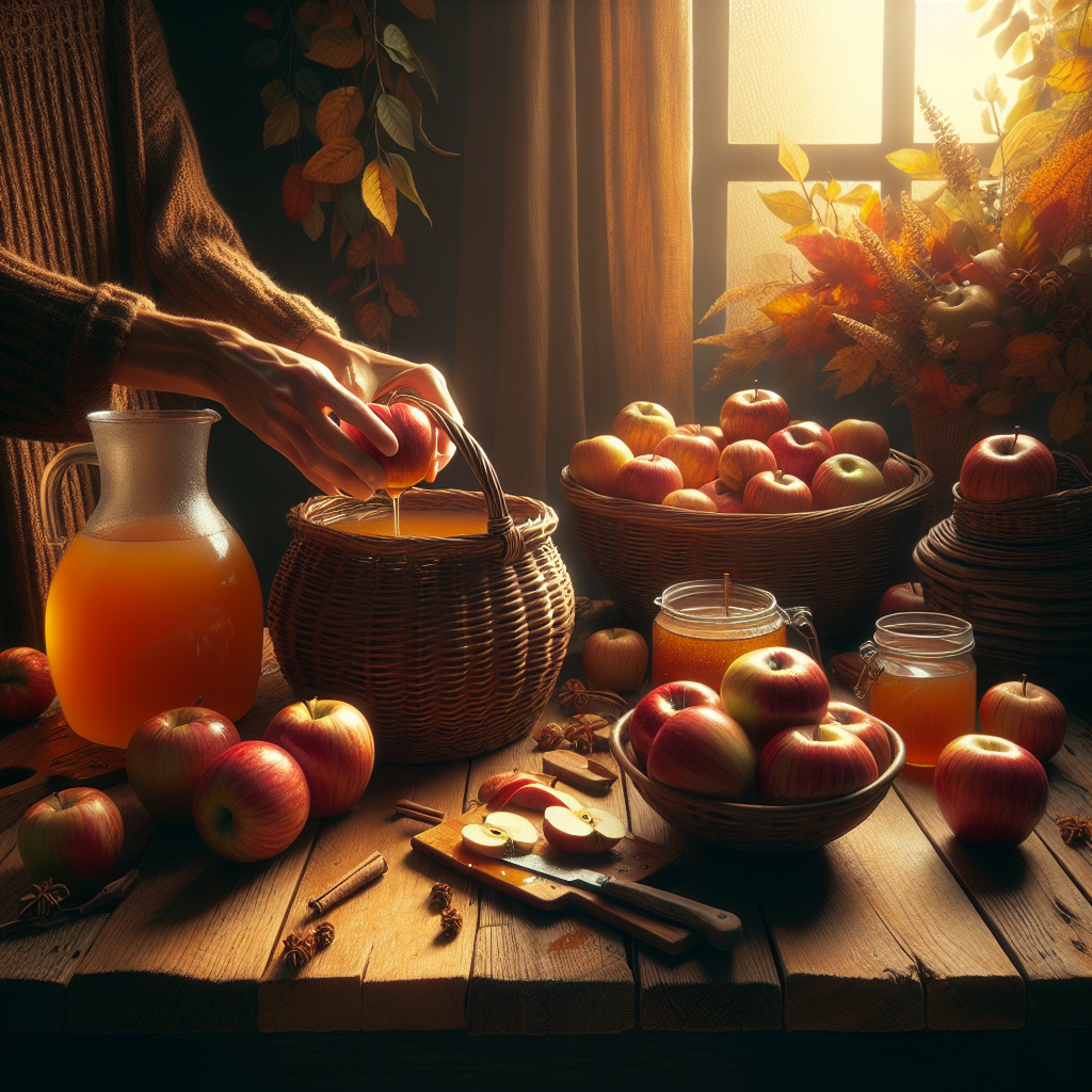 Make homemade apple cider