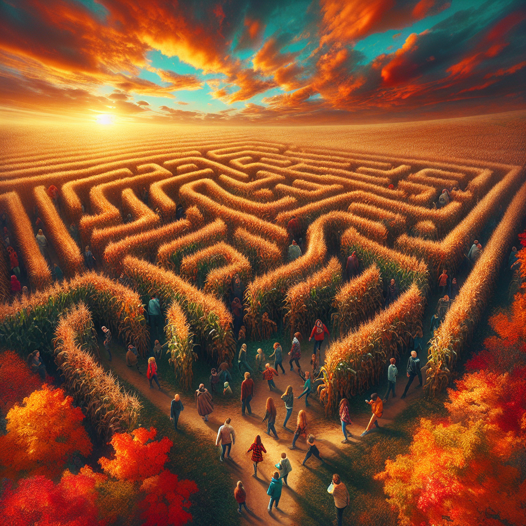 Visit a corn maze