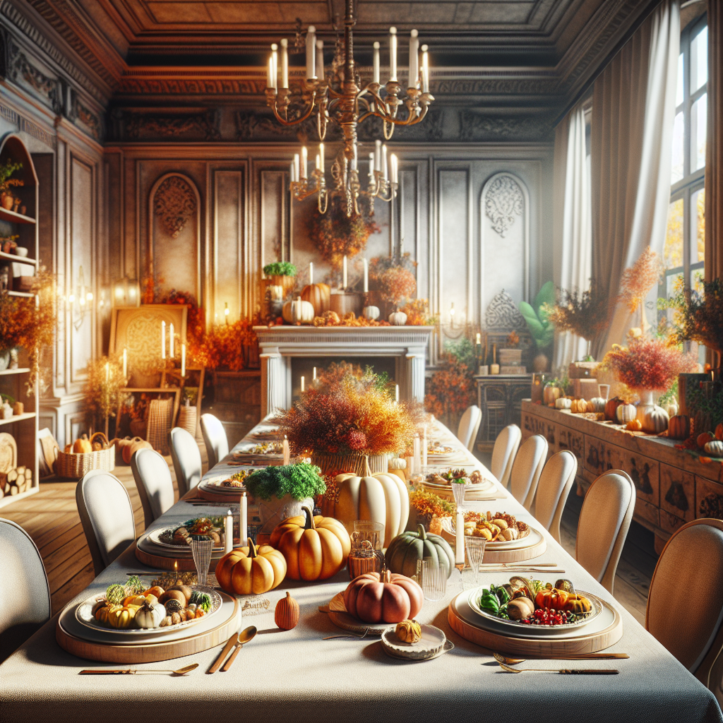 Host a harvest dinner party