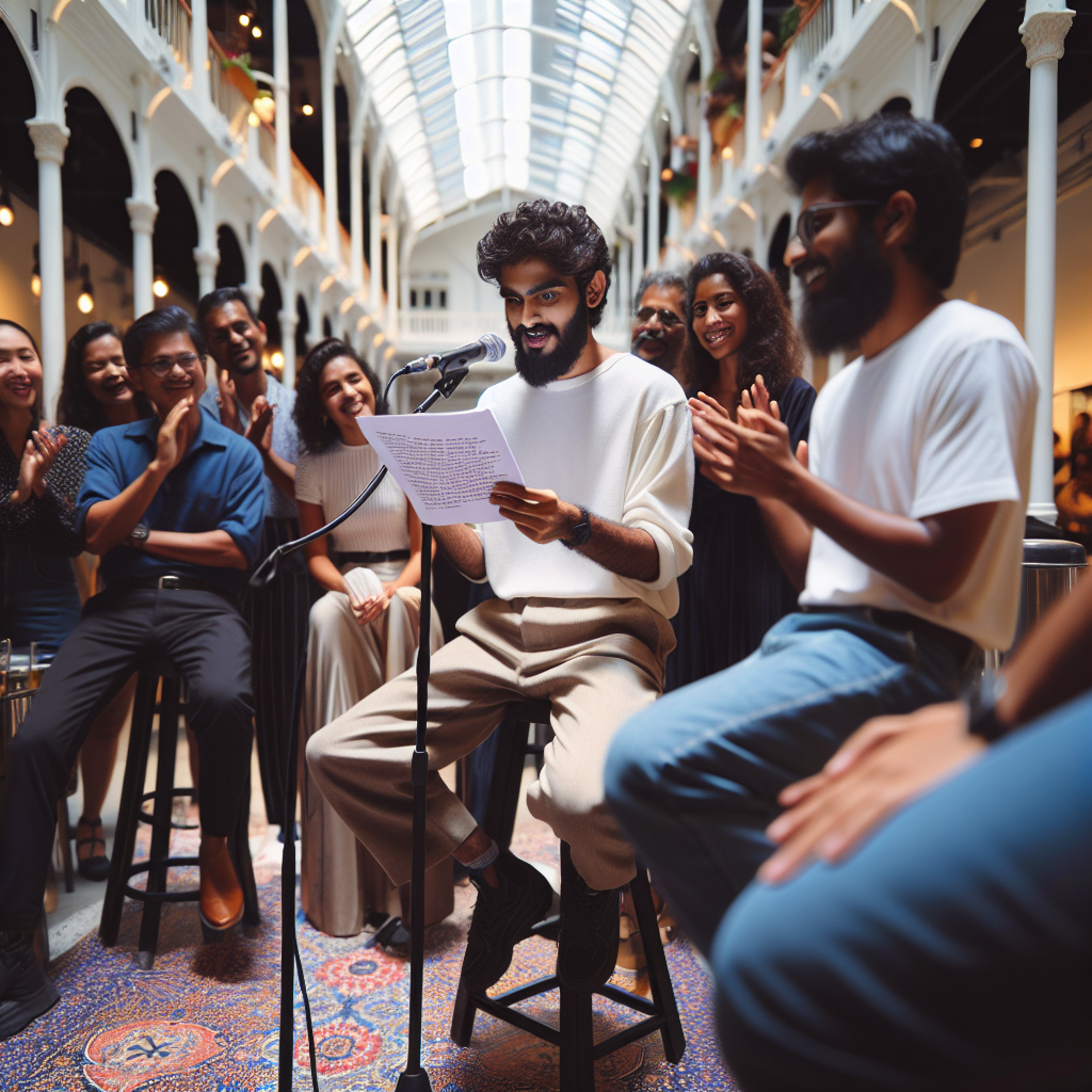 Write and perform terrible poetry at open mic