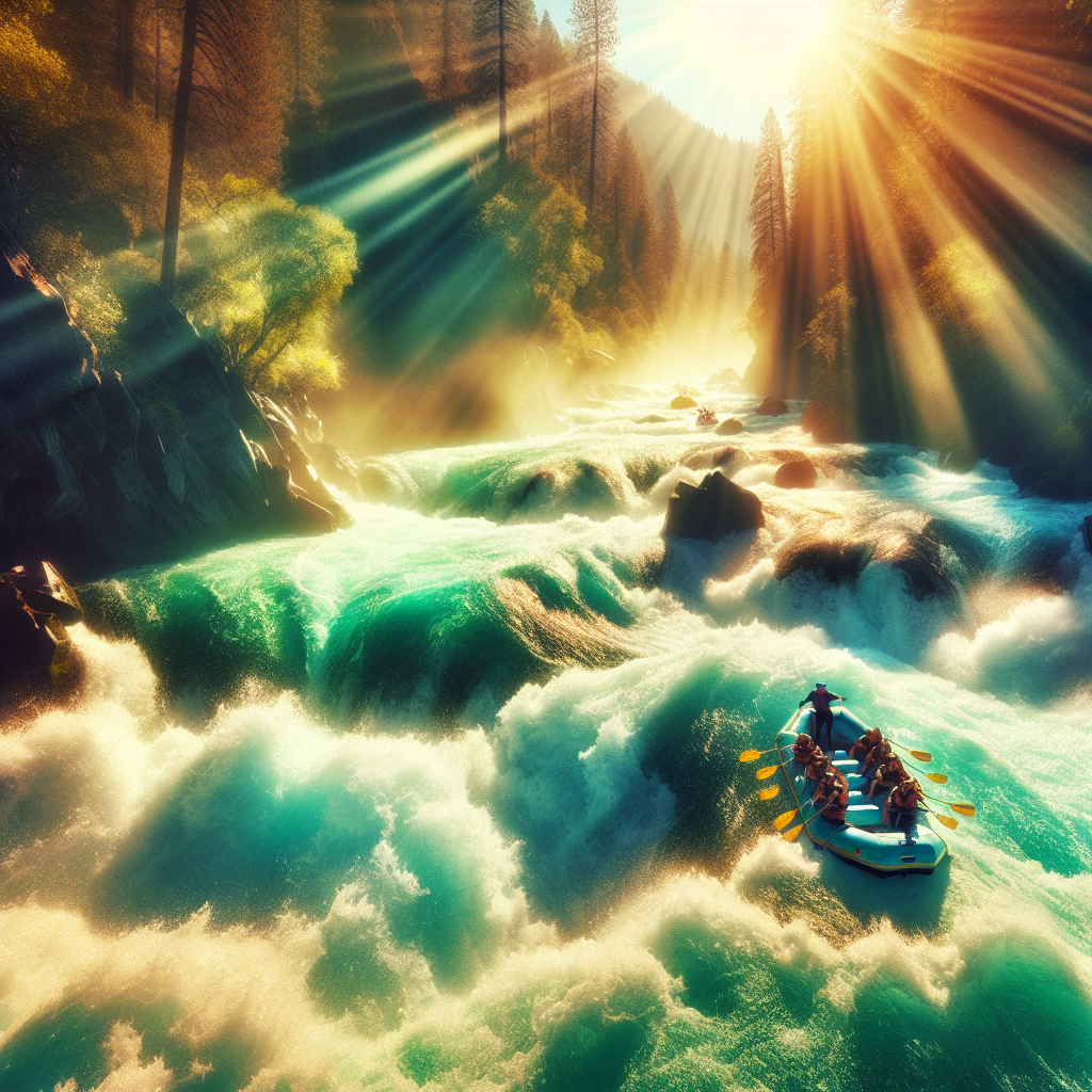 Go white water rafting on class V rapids