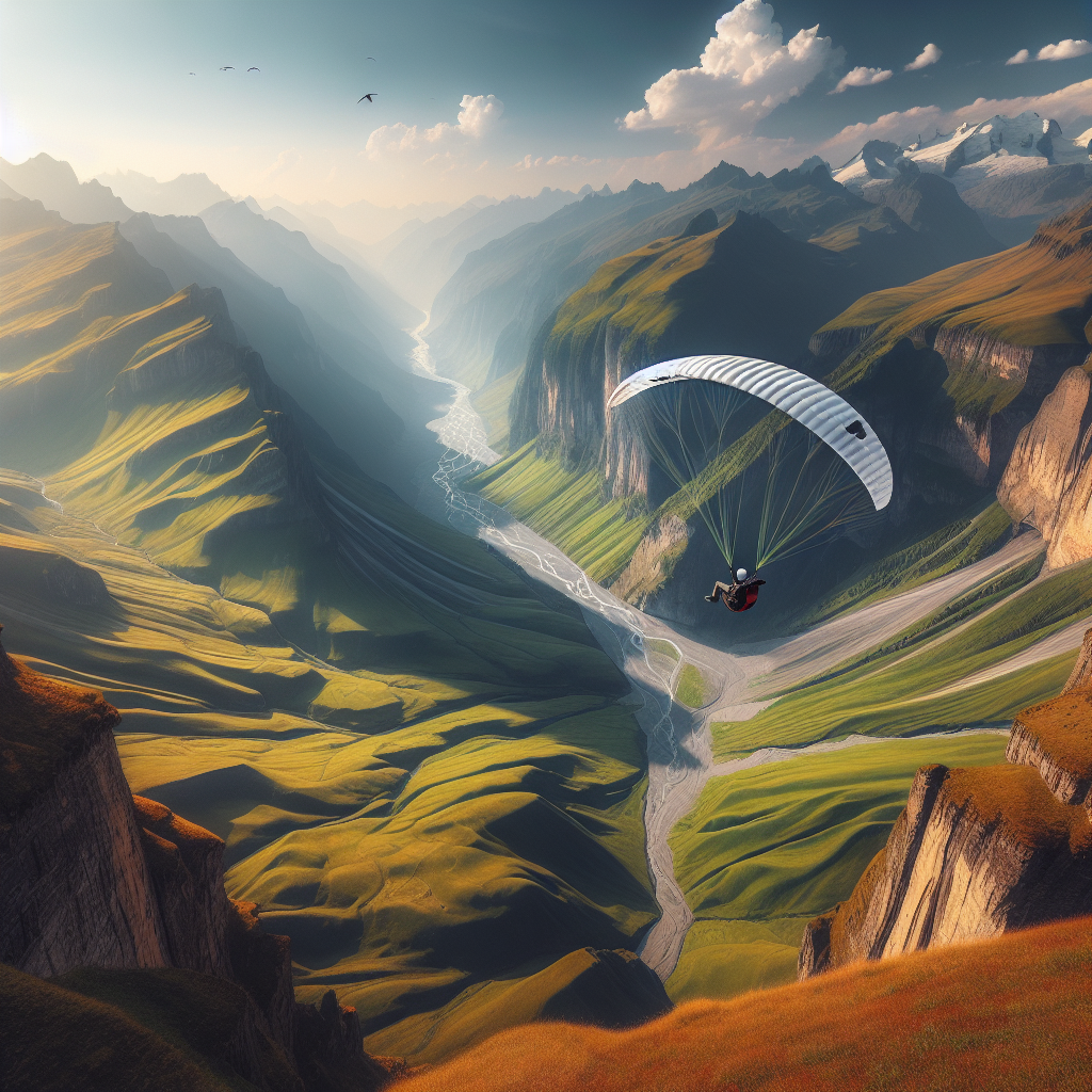 Try paragliding over scenic valleys